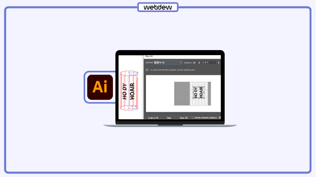 Wrap Text to 3D Shapes and create amazing Designs in Illustrator