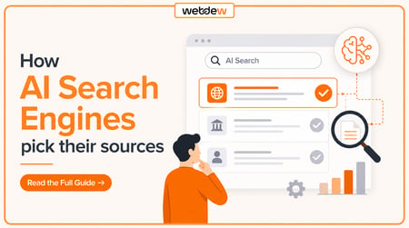 How AI search engines pick their sources