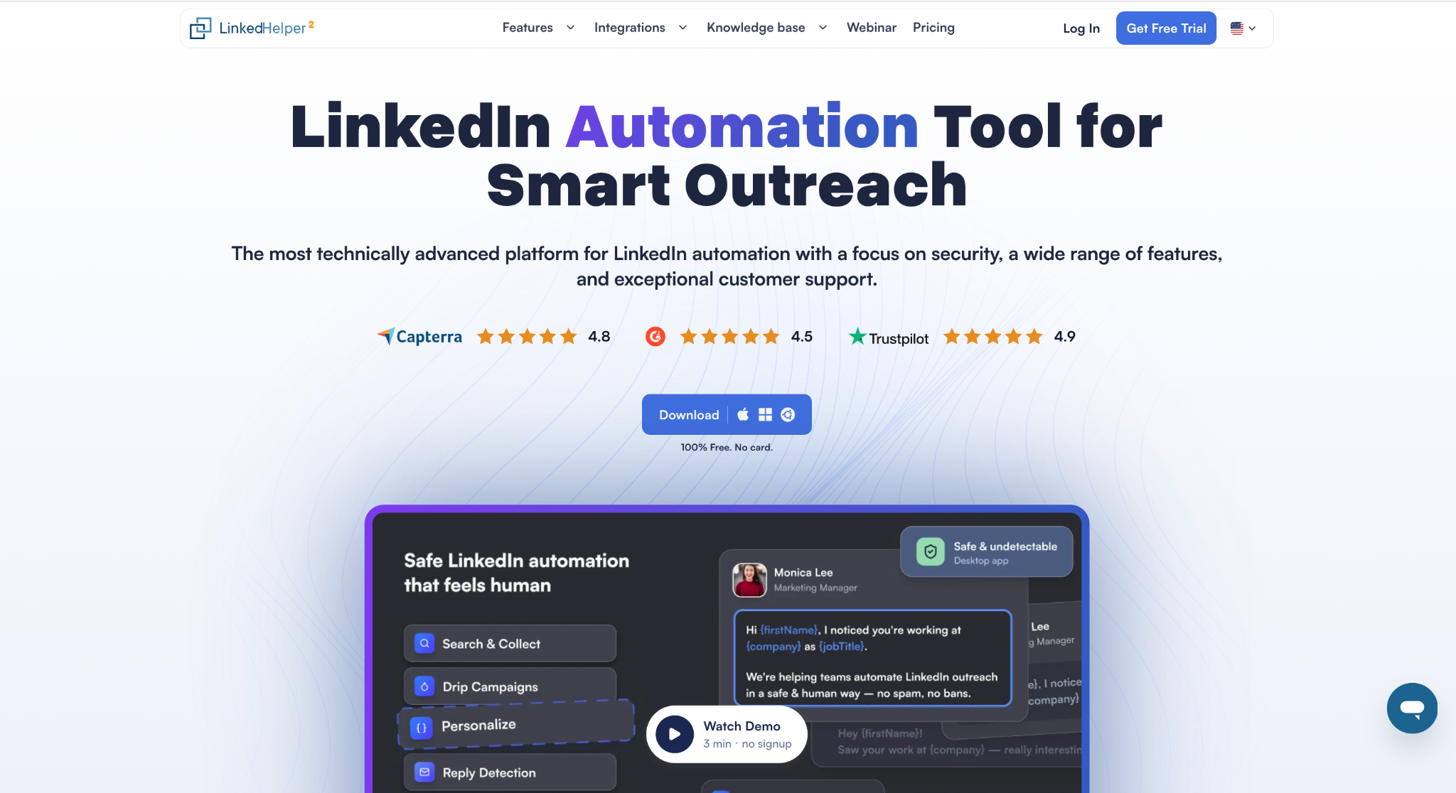 Linked Helper LinkedIn automation tool designed 