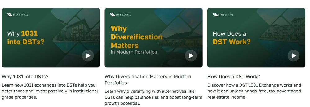 Stax Capital Explainer Videos