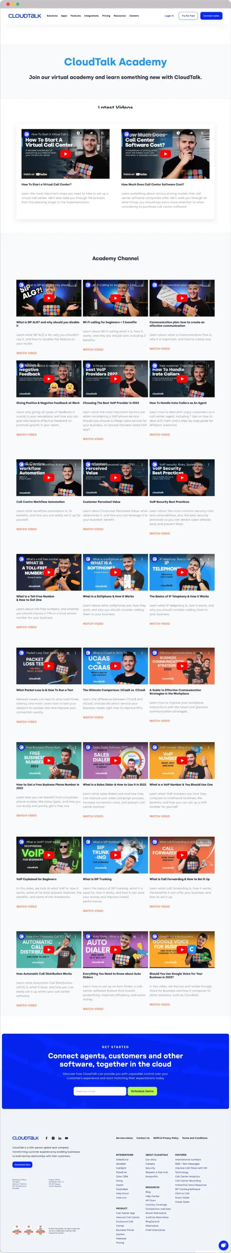 CloudTalk Resource Page