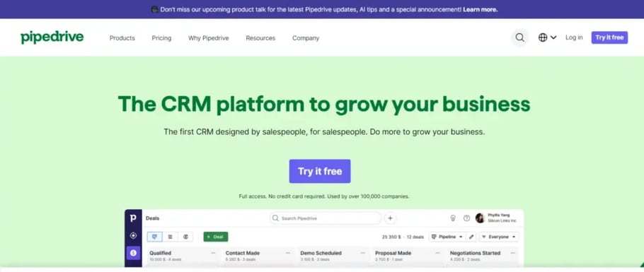 Pipedrive CRM
