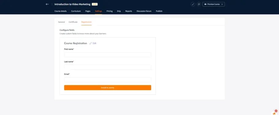 Registration Form In The Course 1024x423