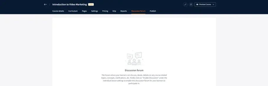 Discussion Forum In The Course 1024x331