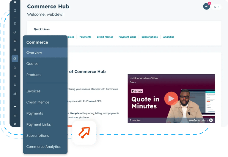 HubSpot Software: Commerce Hub