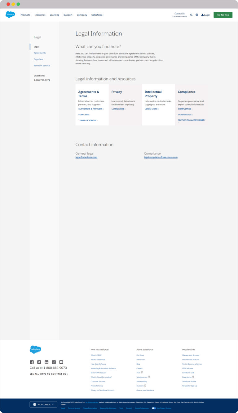 Legal Information Legal Information
