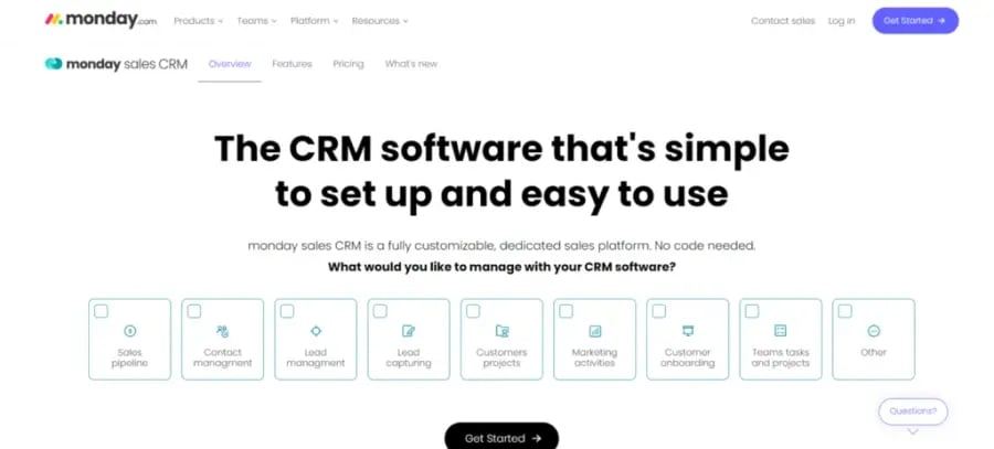 monday.com CRM