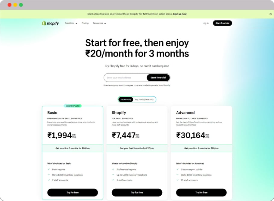 Shopify Shopify