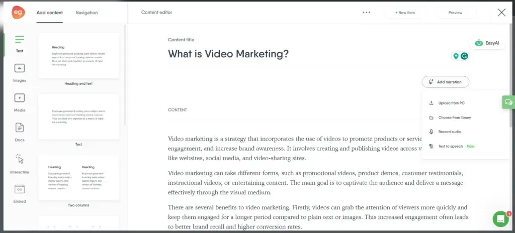 Add-narration