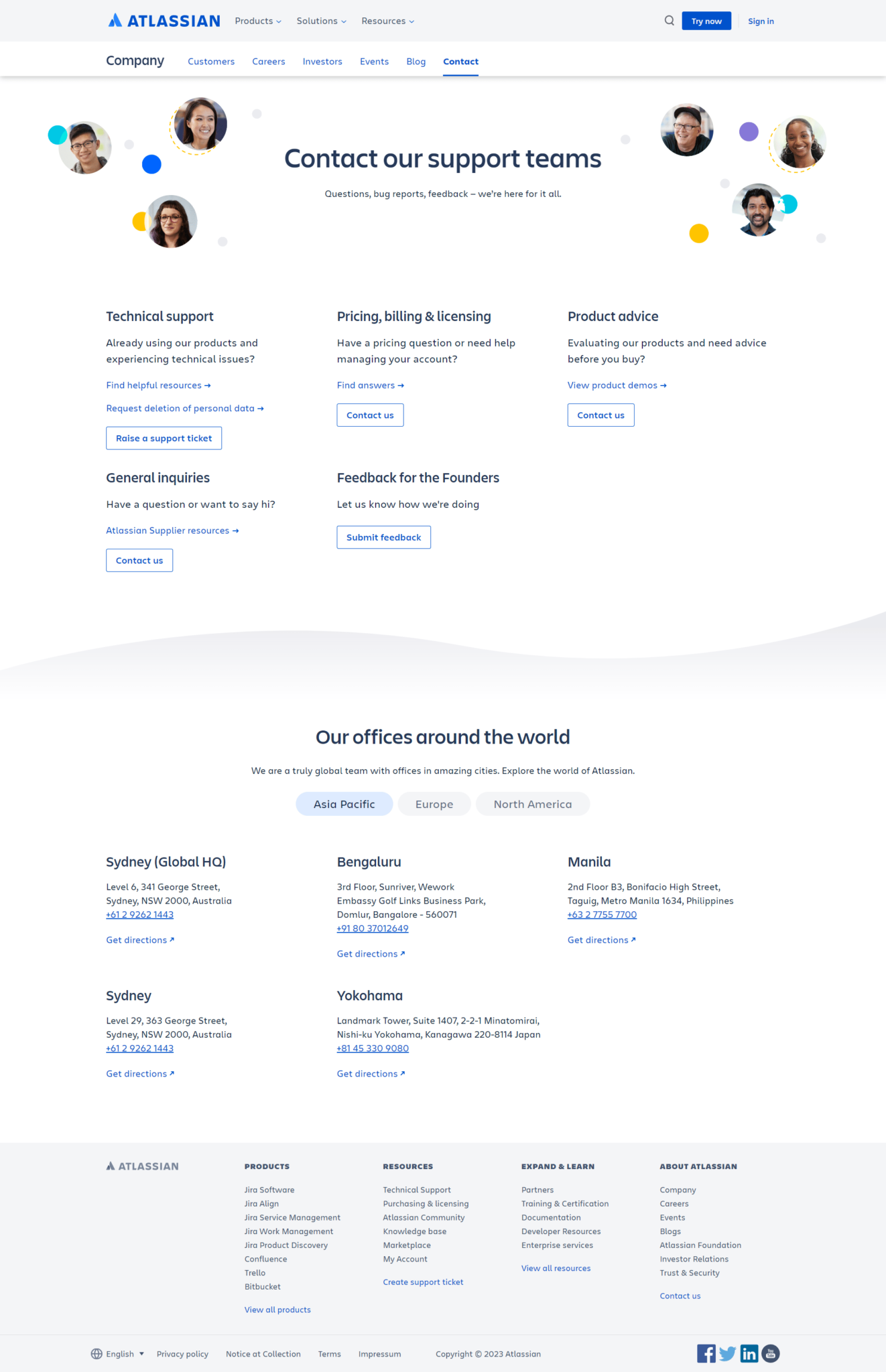 15 Best Contact Us Page Examples to inspire your redesign