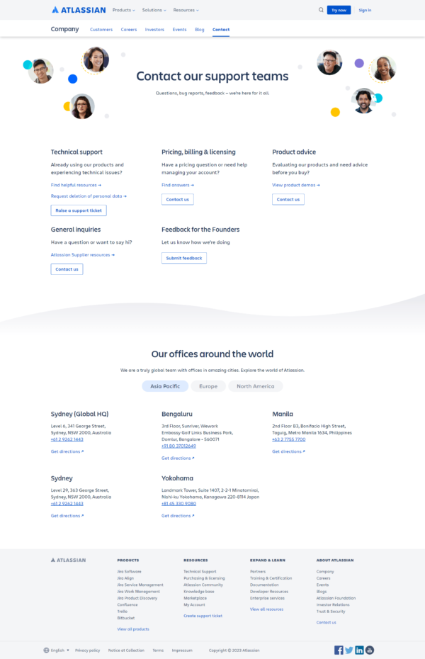 15 Best Contact Us Page Examples to inspire your redesign