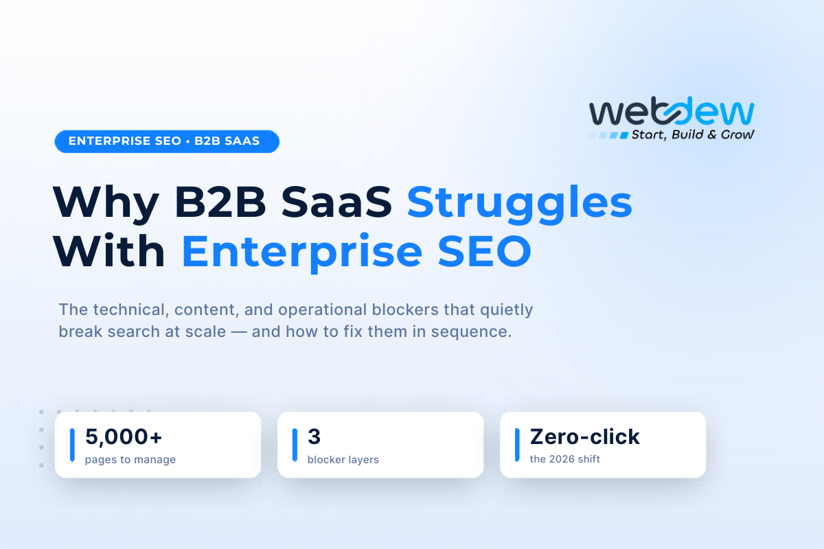 Why B2B SaaS Struggles With Enterprise SEO