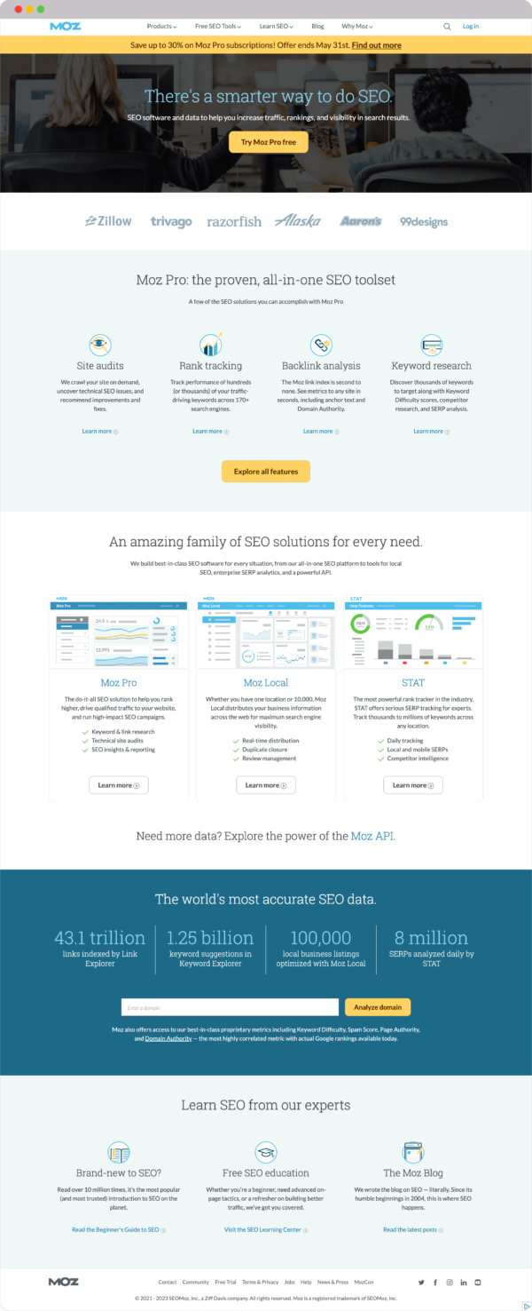 15 best SaaS Landing Page Examples for high conversion in 2025 - Webdew