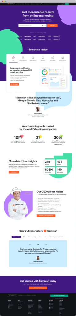 15 best SaaS Landing Page Examples for high conversion in 2025 - Webdew