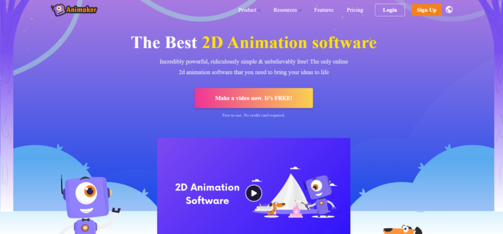 Animaker 2D aniamtion software 1536x716 1