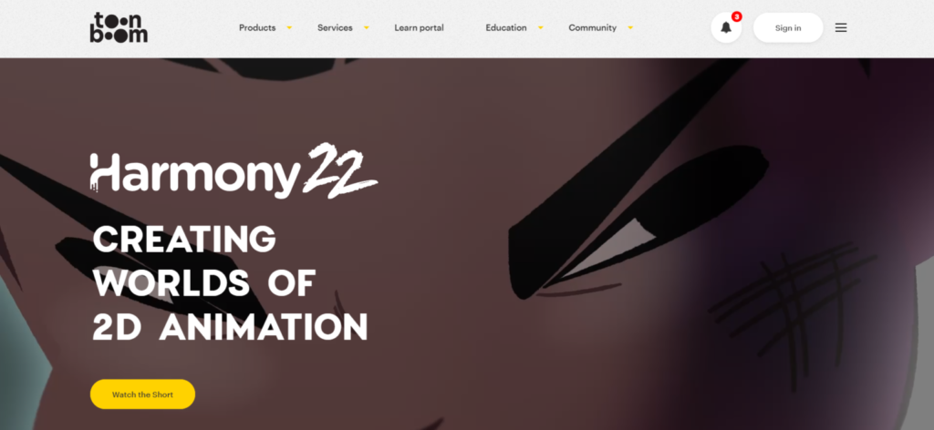 Toon Boom Harmony 2D animation software 1536x708 1